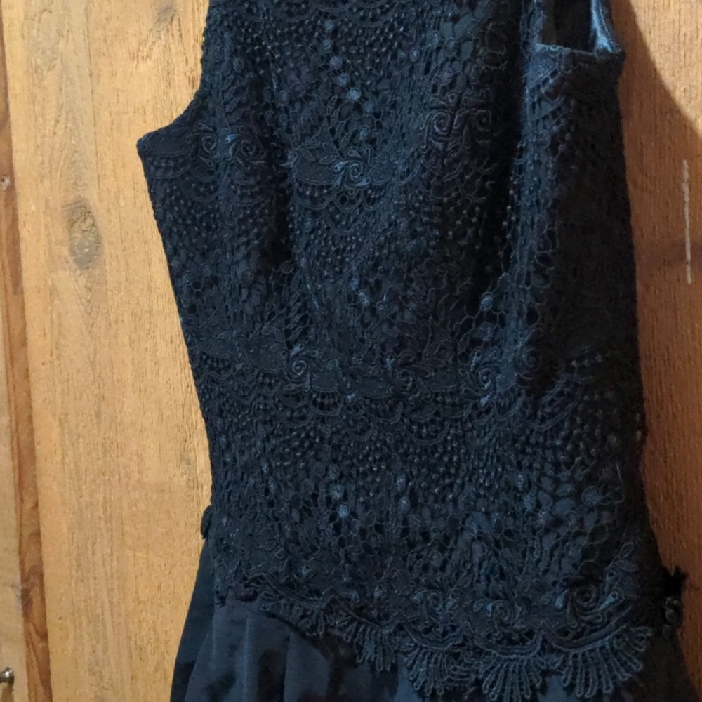 BHWM - Black Lace Pocket Dress - Picture 3 of 13